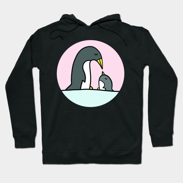 Penguin couple - kiss Hoodie by ThomaeArt